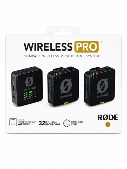 RØDE Wireless PRO Compact Wireless Microphone System | 1 Receiver & 2 Transmitters | 32-bit Float Recording & Timecode Sync