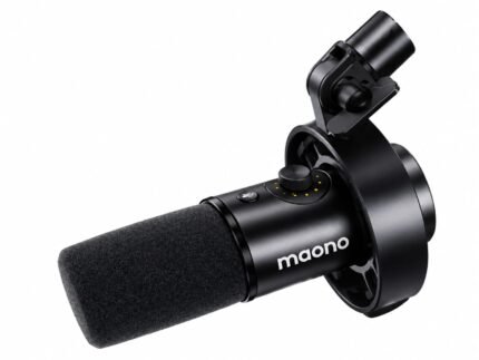 Maono PD300X USB/XLR Dynamic Microphone | Podcast, Streaming & Vocal Recording Mic with Shock Mount | Maono Link App | Made for iPhone & iPad