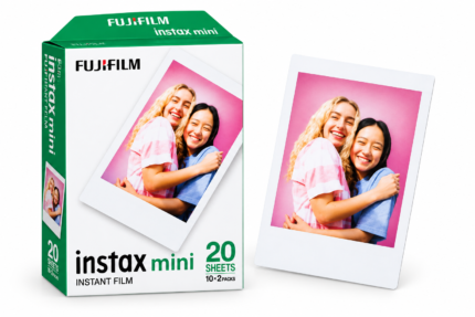 Fujifilm Instax Mini Instant Film | 20 Sheets (10 × 2 Packs) | Glossy White Border