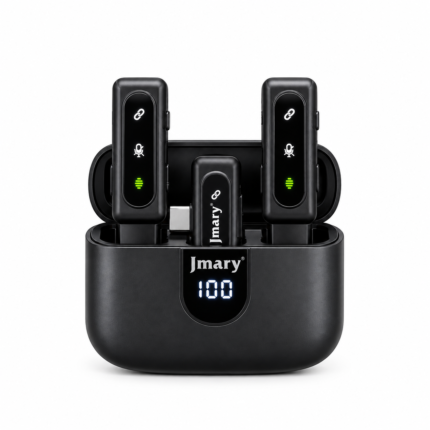 Jmary MW-17 2.4G Wireless Microphone with Charging Case