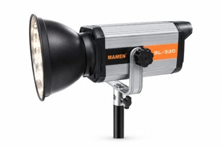 Mamen SL-330 Professional LED Video Light | High CRI ≈96, Adjustable Brightness 10-100%, Remote Control | For Studio, Video & Photography