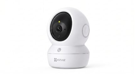EZVIZ H6c Pro 2K (3MP) Smart Home Wi-Fi Camera, 360° Pan & Tilt with Human Shape Detection and Smart Color Night Vision